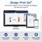 Avery Printable Mini-Sheets File Folder Labels, 2/3" x 3-7/16", Matte White, Permanent Adhesive, Laser/Inkjet Printable, 300 Blank Filing Labels (2181)